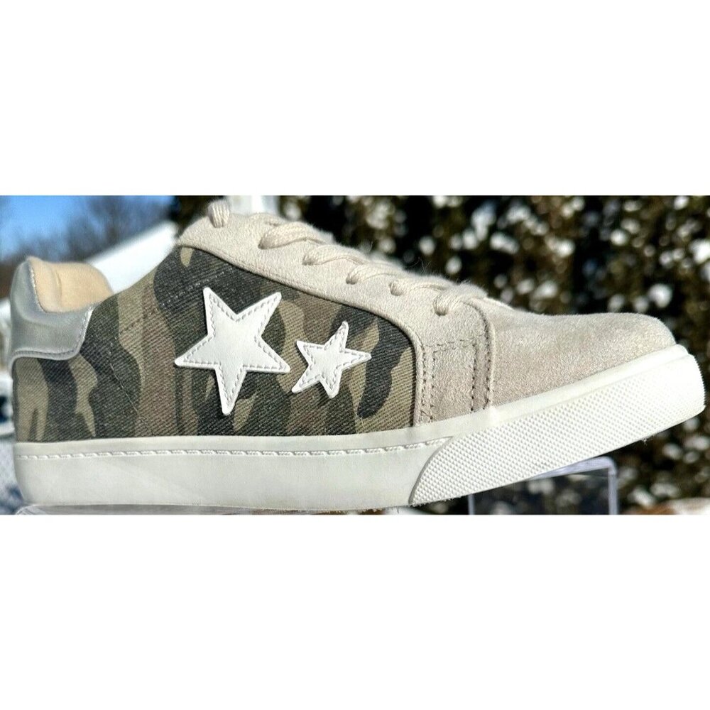 Soda Shoes Wander G Women's Size 8.5 Camo/Wht/Silver‎ Streetwear Casual Sneakers